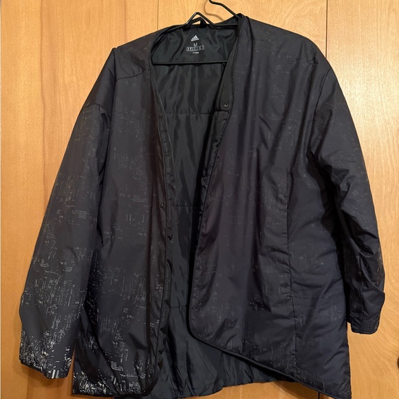 Adidas Men's Performance Jacket in Black and Gray - Picture 6 of 12